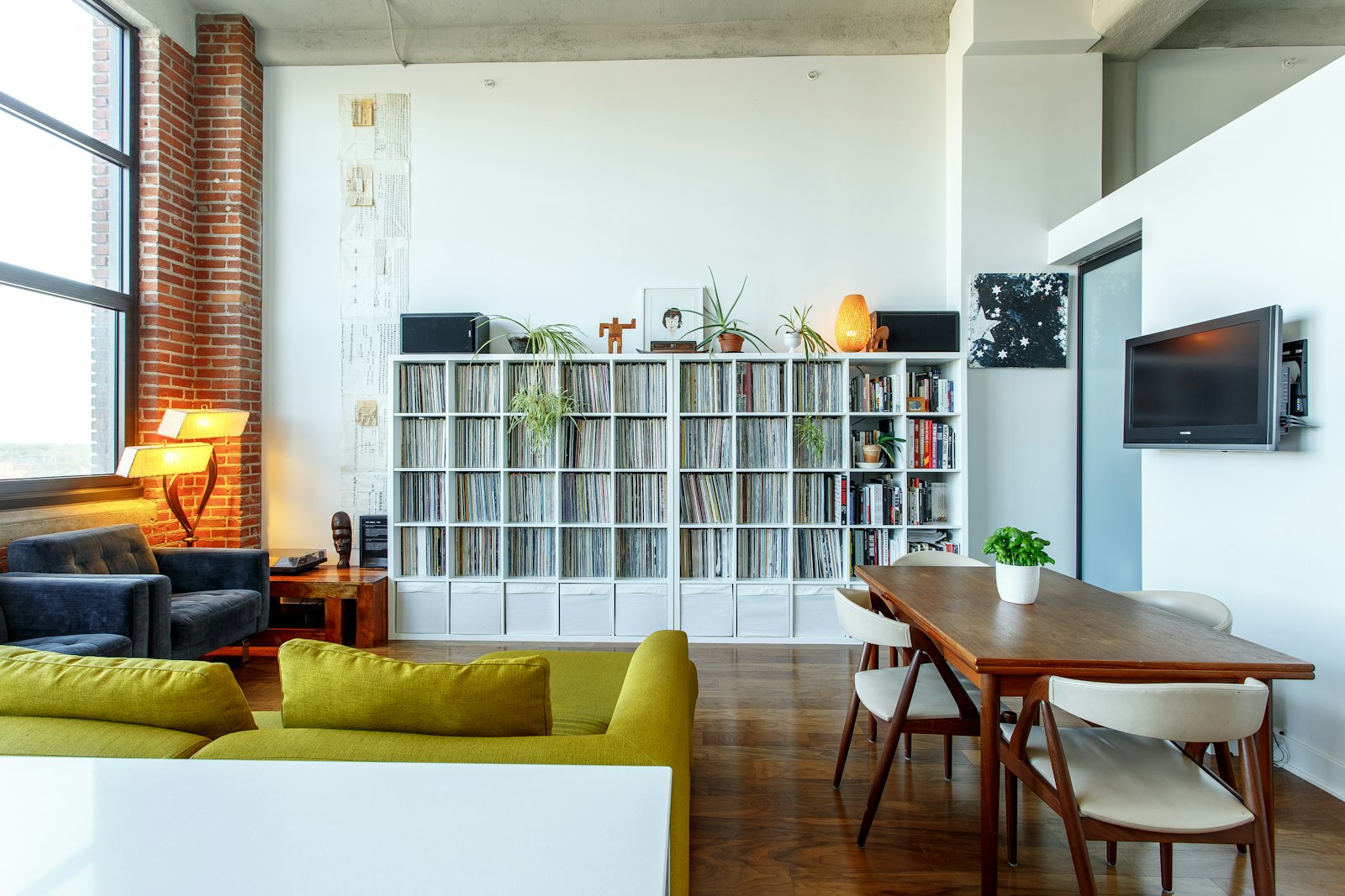Sala-comedor — Apartamento de 2 habitaciones en Centro de La Romana