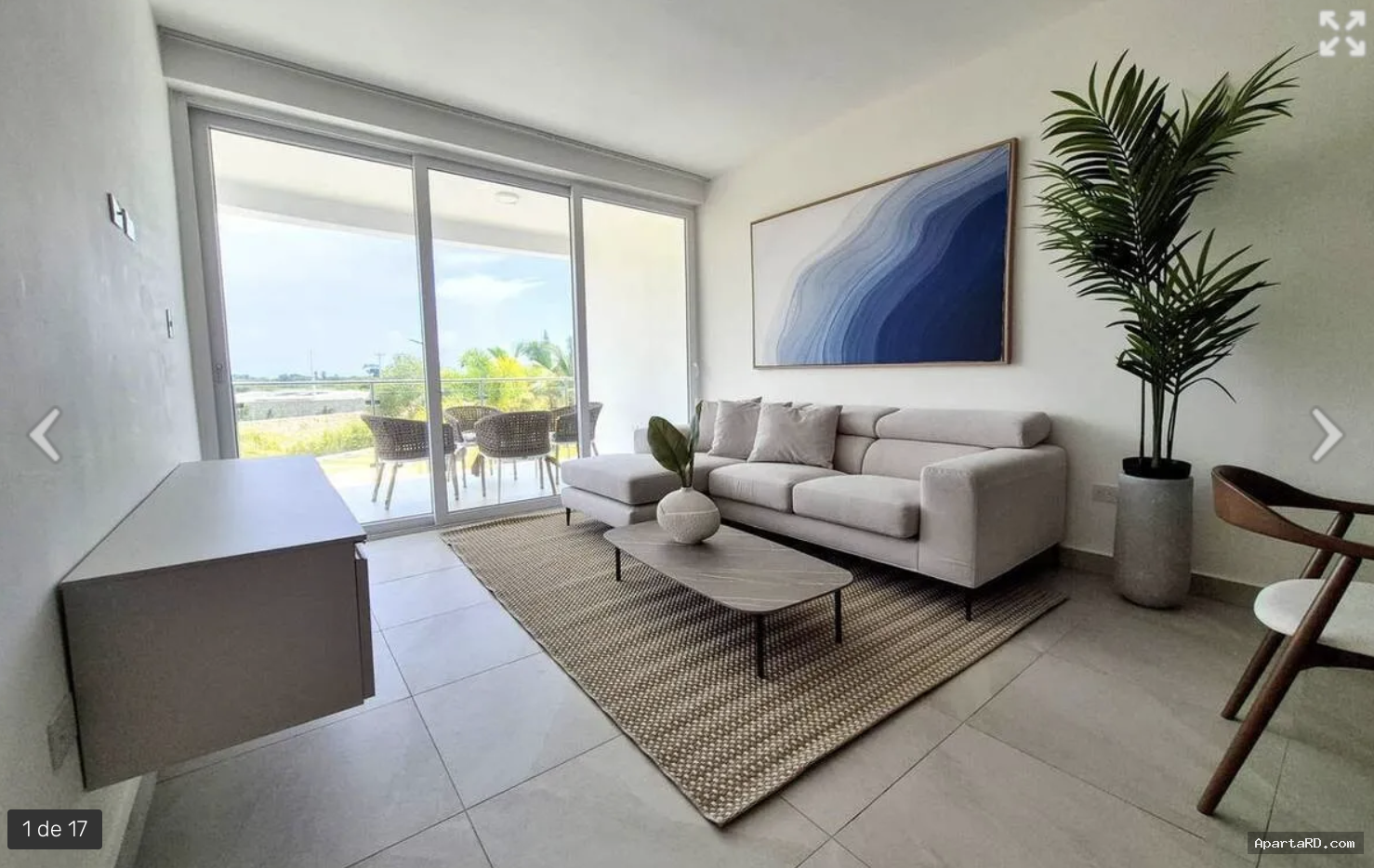Apartamento en alquiler amueblado en  Punta Cana
