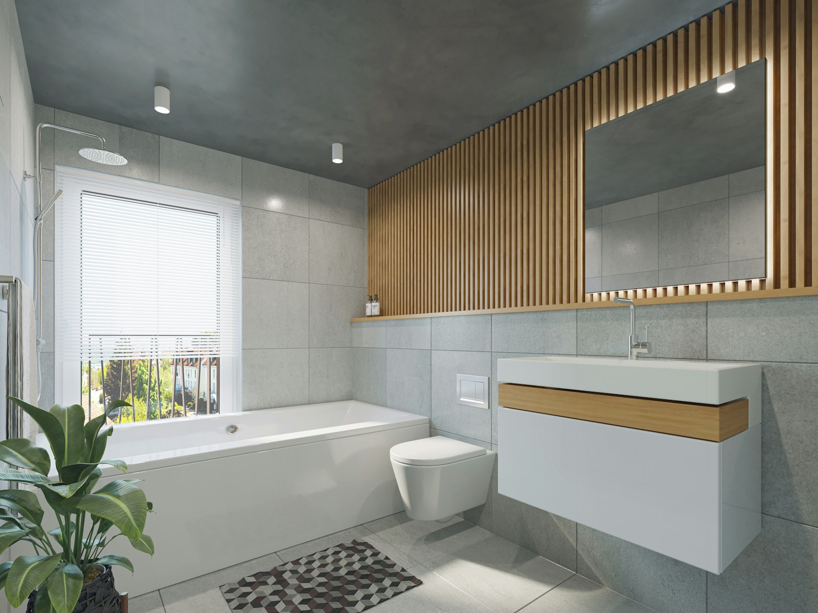 Baño — Apartamento en alquiler en Bávaro