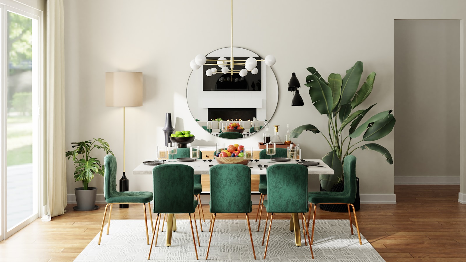 Sala-comedor — Apartamento de 3 hab en Higüey